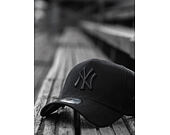 Kšiltovka New Era 9FORTY A-Frame Trucker New York Yankees Essential Jersey Black/Black Snapback