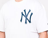 Triko New Era New York Yankees Oversized Logo XL Tee White