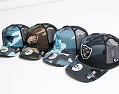 Kšiltovka New Era A-Frame Trucker New England Patriots Camo Essential Navy Camo Snapback