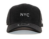 Kšiltovka New Era 9FIFTY NYC Stretch Snap Slub Black/White