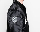 Bunda New Era Oakland Raiders Satin Coaches Jacket Black