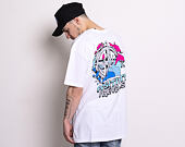 Triko Pink Dolphin Positivity Prevails Tee White PS11911PPWH