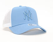 Dámská Kšiltovka New Era 9FORTY A-Frame Trucker New York Yankees Essential Sky Blue/White