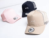 Kšiltovka New Era 9FORTY A-Frame Trucker NYC Seasonal Pink