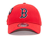 Kšiltovka New Era 9FORTY Boston Red Sox Cooperstown Patched Scarlet
