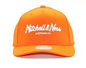 Kšiltovka Mitchell & Ness Pinscript High Crown 110 Flex-Snap Candy Orange Snapback