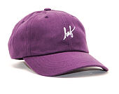 Kšiltovka HUF Script CV 6 Panel Purple Velvet