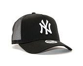 Dámská Kšiltovka New Era 9FORTY Trucker The League Essential New York Yankees Black / Optic White Sn