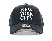 Kšiltovka New Era 9FORTY Trucker Destination Navy / Optic White Snapback