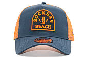 Kšiltovka New Era 9FORTY Trucker Rockbay Navy / Rust Snapback