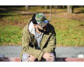 Kšiltovka New Era 9FORTY Trucker Military Flower Woodland Camo Snapback