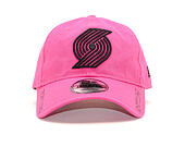Kšiltovka New Era 9TWENTY Hard Bootleg Neon Portland Trail Blazers Beetroot Purple Strapback