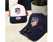 Kšiltovka New Era 9FORTY A-Frame Trucker Athletico Madrid Distressed Navy