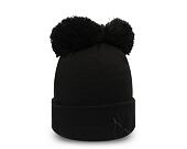 Kulich New Era New York Yankees Double Pom Cuff Knit Black/Black