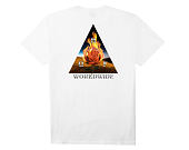 Triko HUF Ember Rose Tee White