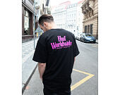 Triko HUF Fast Burn Tee Black