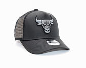 Dětská Kšiltovka New Era 9FORTY Trucker Chicago Bulls Tonal Black