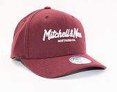 Kšiltovka Mitchell & Ness 230 Pinscript Burgundy