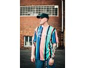 Triko Karl Kani Signature Stripe Tee 6060595 Turquoise/Black/Blue/Pink