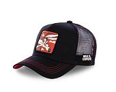 Kšiltovka Capslab - Trucker Looney Tunes - Wile E. Coyote - Black / Red