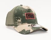 Kšiltovka New Era 9FORTY A-FRAME Trucker Ripstop Camo Brown