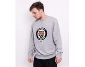 Mikina New Era MLB Cooperstown Crew Fleece Detroit Tigers Heather Gray