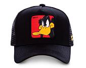 Kšiltovka Capslab Trucker - Looney Tunes - Daffy Duck - Black / Red