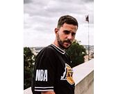 Triko New Era NBA Oversized Applique Tee Los Angeles Lakers Black