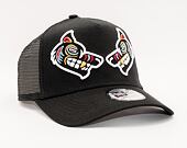 Kšiltovka New Era 9FORTY A-Frame Trucker tattoo pack Snapback Black