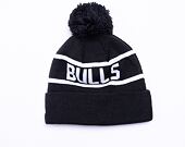 Kulich New Era NBA Team Jake Bobble Cuff Knit Chicago Bulls Black