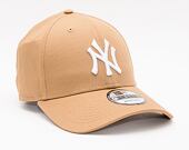 Kšiltovka New Era 9FORTY Color Essential New York Yankees Strapback Wheat / Optic White