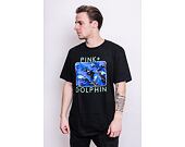 Triko Pink Dolphin Crossroads Portrait Tee Black