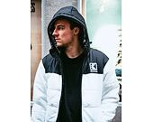 Bunda Karl Kani OG Hooded Block Puffer Jacket White/Black 6076499