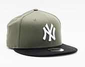 Kšiltovka New Era 9FIFTY Color Block New York Yankees Snapback New Olive / Black