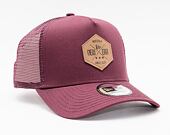 Kšiltovka New Era 9FORTY A-Frame Trucker Heritage Patch Snapback Maroon