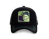 Kšiltovka Capslab Hulk 2 Trucker Black / Green - HLK2