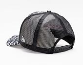 Kšiltovka New Era 9FORTY A-Frame Trucker monochrome pattern OLYLYO Snapback XPT / Optic White