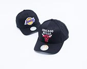 Kšiltovka Mitchell & Ness Chicago Bulls 537 Team Logo High Crown Black