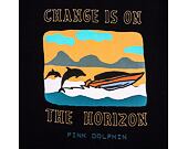 Triko Pink Dolphin Change Is On The Horizon Tee OH12011CHBL Black