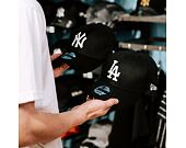 Kšiltovka New Era League Essential Los Angeles Dodgers 9FORTY Black/White Strapback