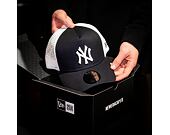 Kšiltovka New Era - MLB Clean 9FORTY Trucker - NY Yankees - Navy / White