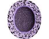 Klobouk Kangol Carnival Casual Lavender Leopard K3411-LL537
