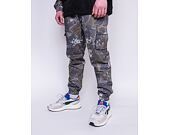 Tepláky New Era Outdoor Utility All Over Print Track Pants New Olive / XPT