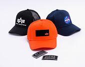 Kšiltovka Alpha Industries VLC Patch Cap 196901 Flame Orange