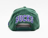 Kšiltovka Mitchell & Ness Milwaukee Bucks Solid Redline Dropback Dark Green