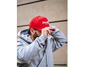 Kšiltovka Mitchell & Ness Pinscript Redline Snapback Branded Scarlet / White