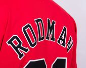 Triko Mitchell & Ness INTL972 Chicago Bulls Dennis Rodman 91 Red