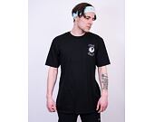 Triko Pink Dolphin Chrome 8 Ball Ocean Tee Black