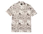 Košile HUF 4/20 Day In The Life Woven Top Natural