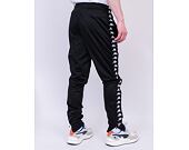 Tepláky Kappa 222 Banda Rastoria Slim J61 Black/Black/White